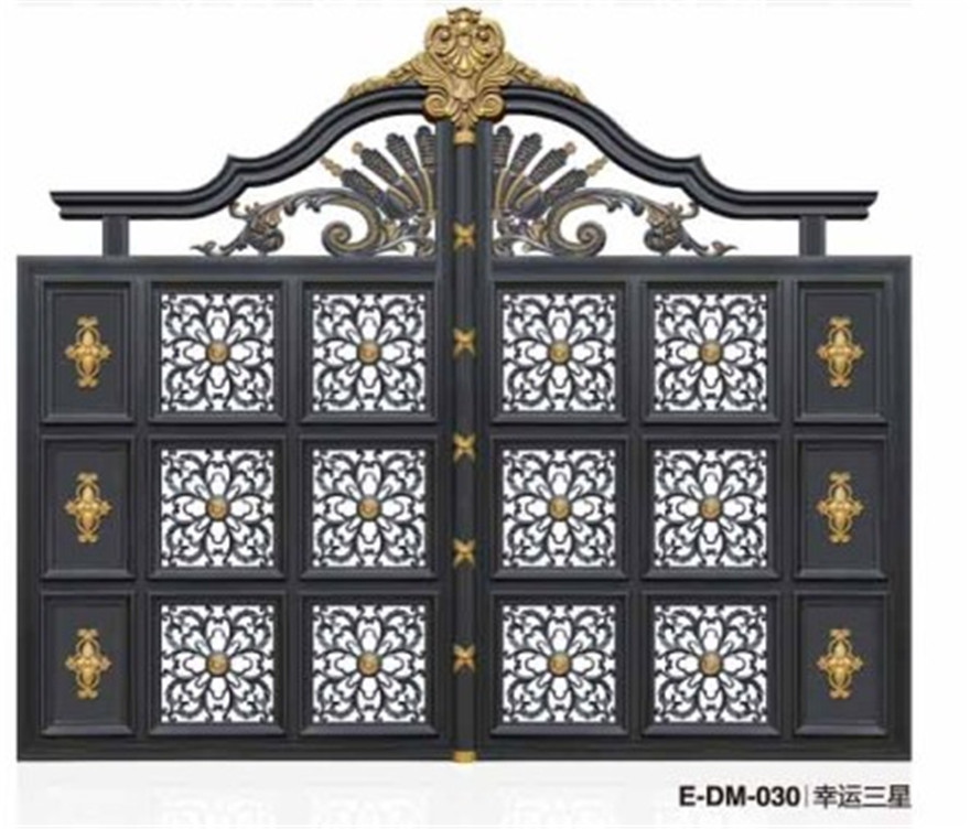 别墅大门豪华铝艺庭院门E-DM-030