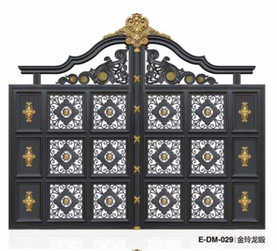 别墅大门豪华铝艺庭院门E-DM-029