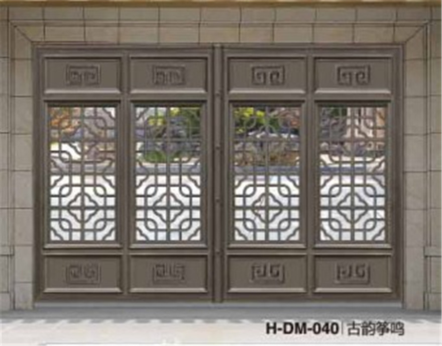 别墅大门豪华铝艺庭院门H-DM-040
