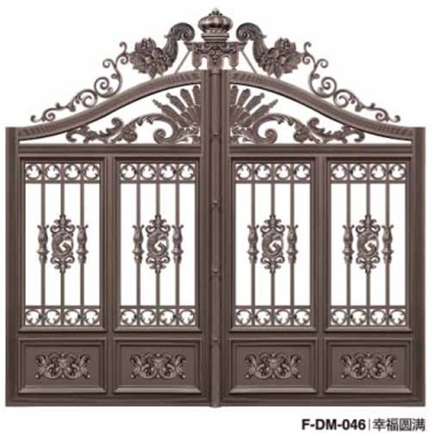 别墅大门豪华铝艺庭院门F-DM-046