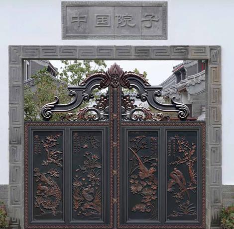 如何搭配别墅户外大门的颜色？