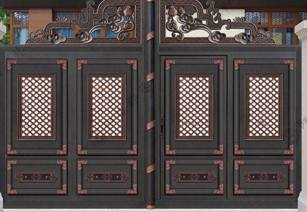 现代别墅大门厂家：现代别墅大门如何挑选？