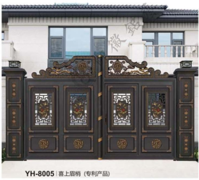 别墅铝艺门怎么安装？