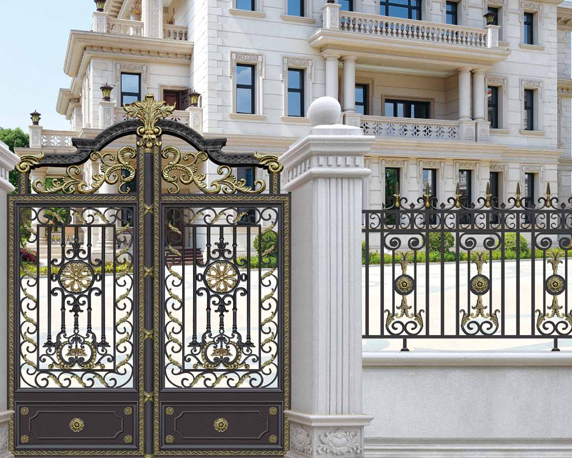 铝艺别墅大门附属建筑空间的功能说明