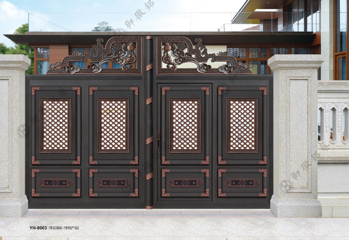 御徽铝艺庭院门祥云瑞彩（专利产品）