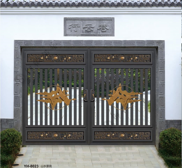 御徽铝艺庭院门山水景苑